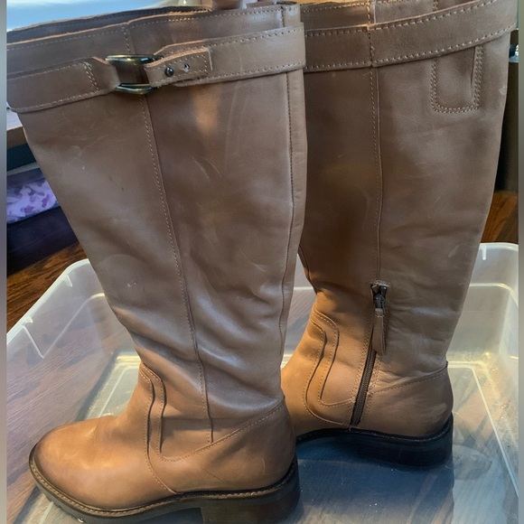 Naturalizer 27 Edit Cayce Leather Chestnut Boots sz 8.5 M - Picture 6 of 10